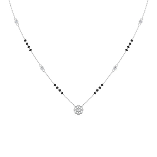 Classy Silver Station Mangalsutra
