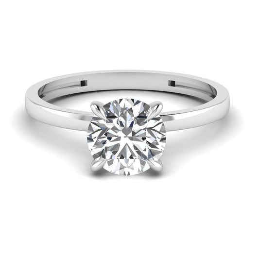 Solitaire 2CT Moissanite 925 Silver Ring