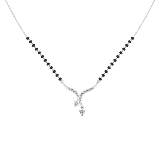 Divine Silver Mangalsutra