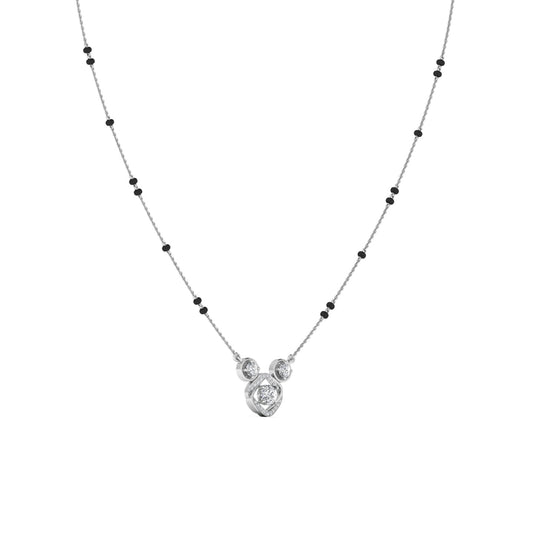 Solitary Silver Mangalsutra