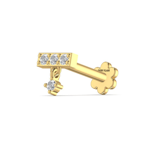 0.057CT Captivating Diamond Nose Pin