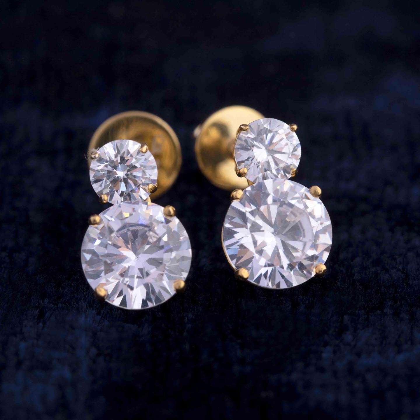 Diamond Drop Earrings