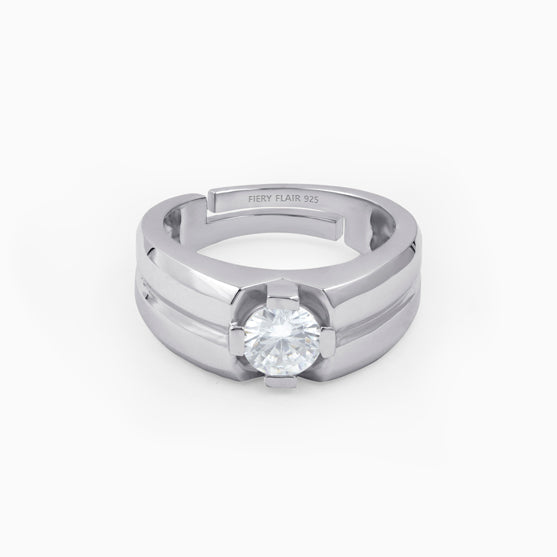 Silver Elegance Men's Ring