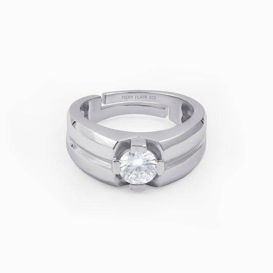 Silver Elegance Men's Ring