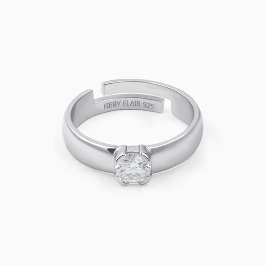 Solitaire 925 Silver Band