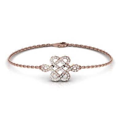 Love Knot Diamond Bracelet