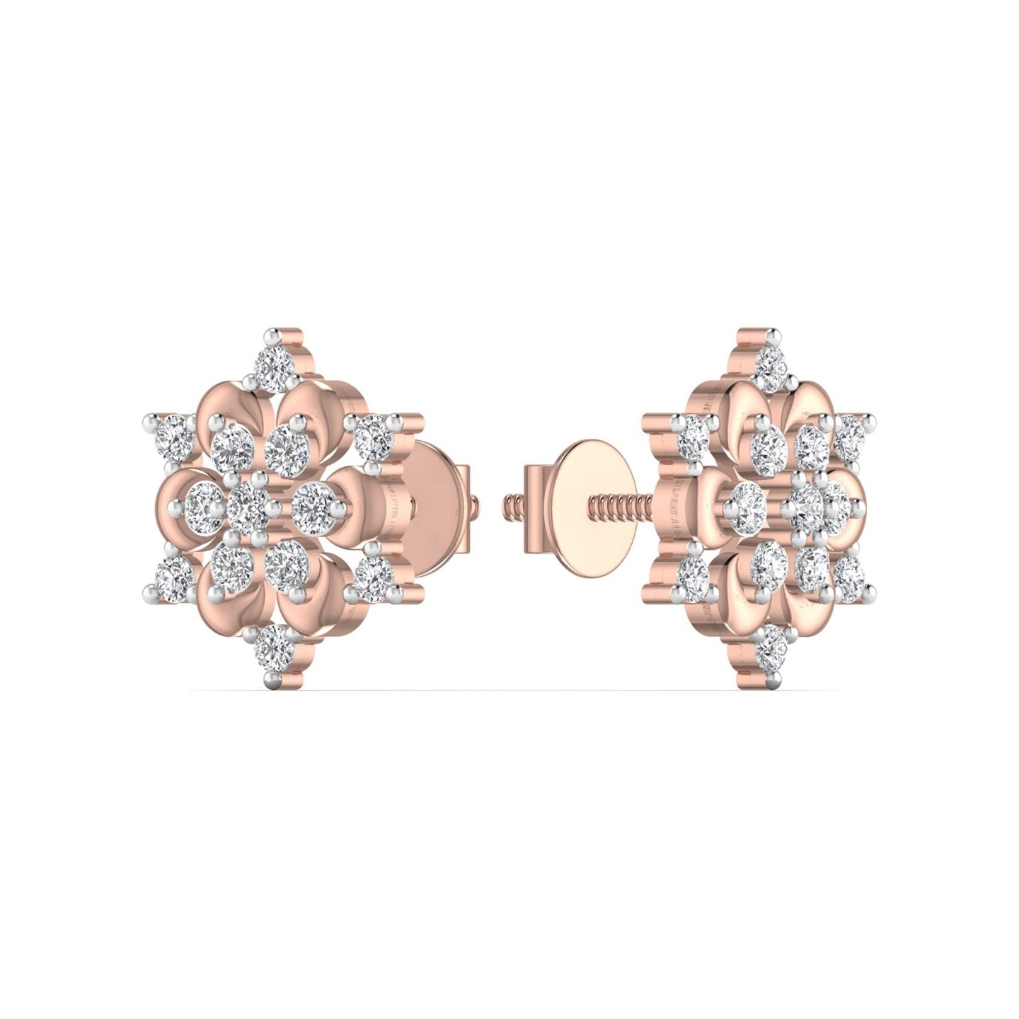 Lab Diamond Stud Earrings