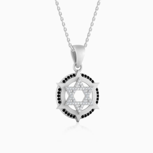 Sparkling Star Silver Pendant Necklace