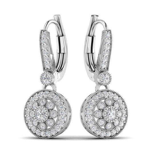 Stunning Design 925 Silver Drop Earring