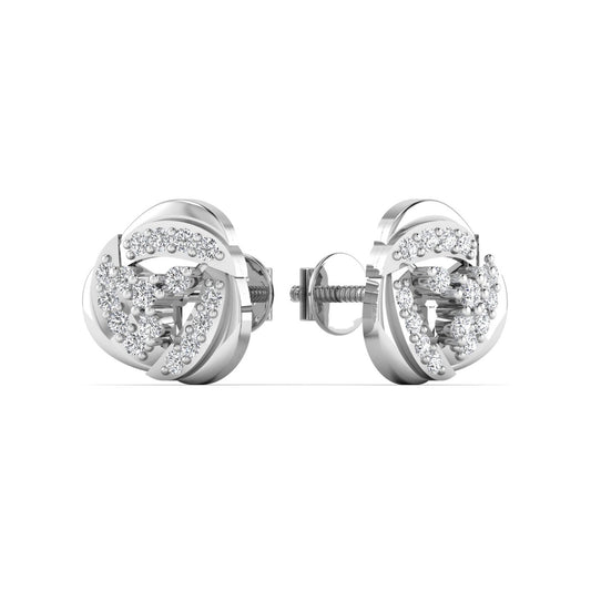 Trinity Silver Stud Earring