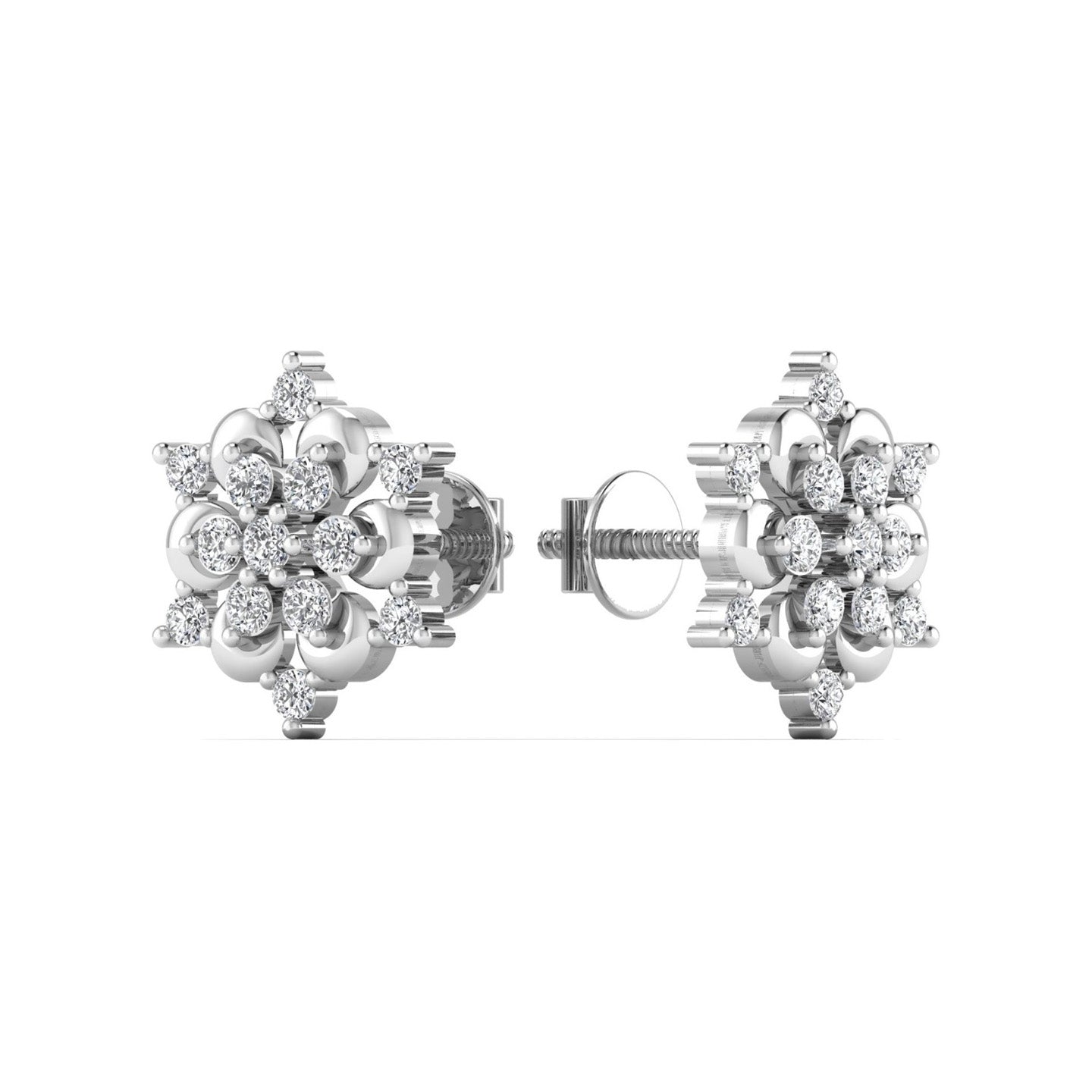 Lab Diamond Stud Earrings