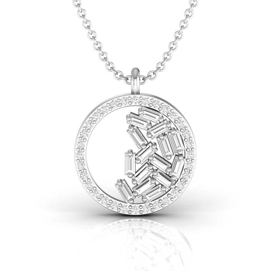 Gossamer Silver Pendant Necklace