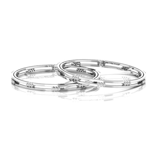 Chic 925 Sterling Silver Bangle