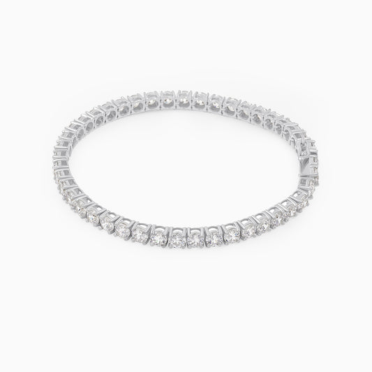 Silver Luminous Tennis Bracelet