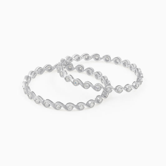 Enticing 925 Sterling Silver Bangle