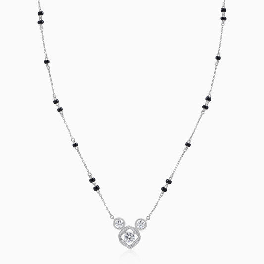 Solitary Silver Mangalsutra