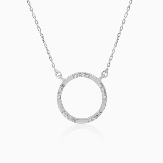 Round Silver 925 Pendant Necklace