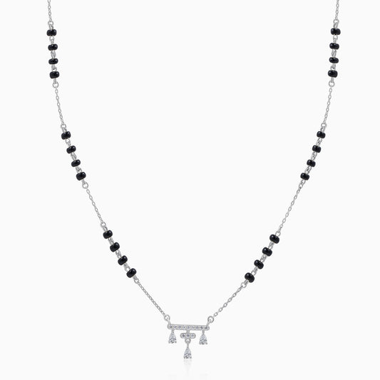 Silver Lustrous Mangalsutra