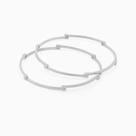 Vivid Sterling Silver Bangle