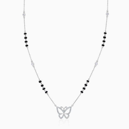 ButterFly Design Silver Mangalsutra