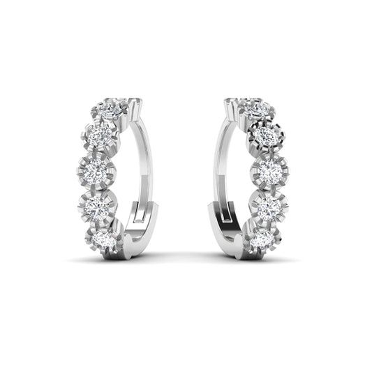 Silver Elegance Hoop Earrings