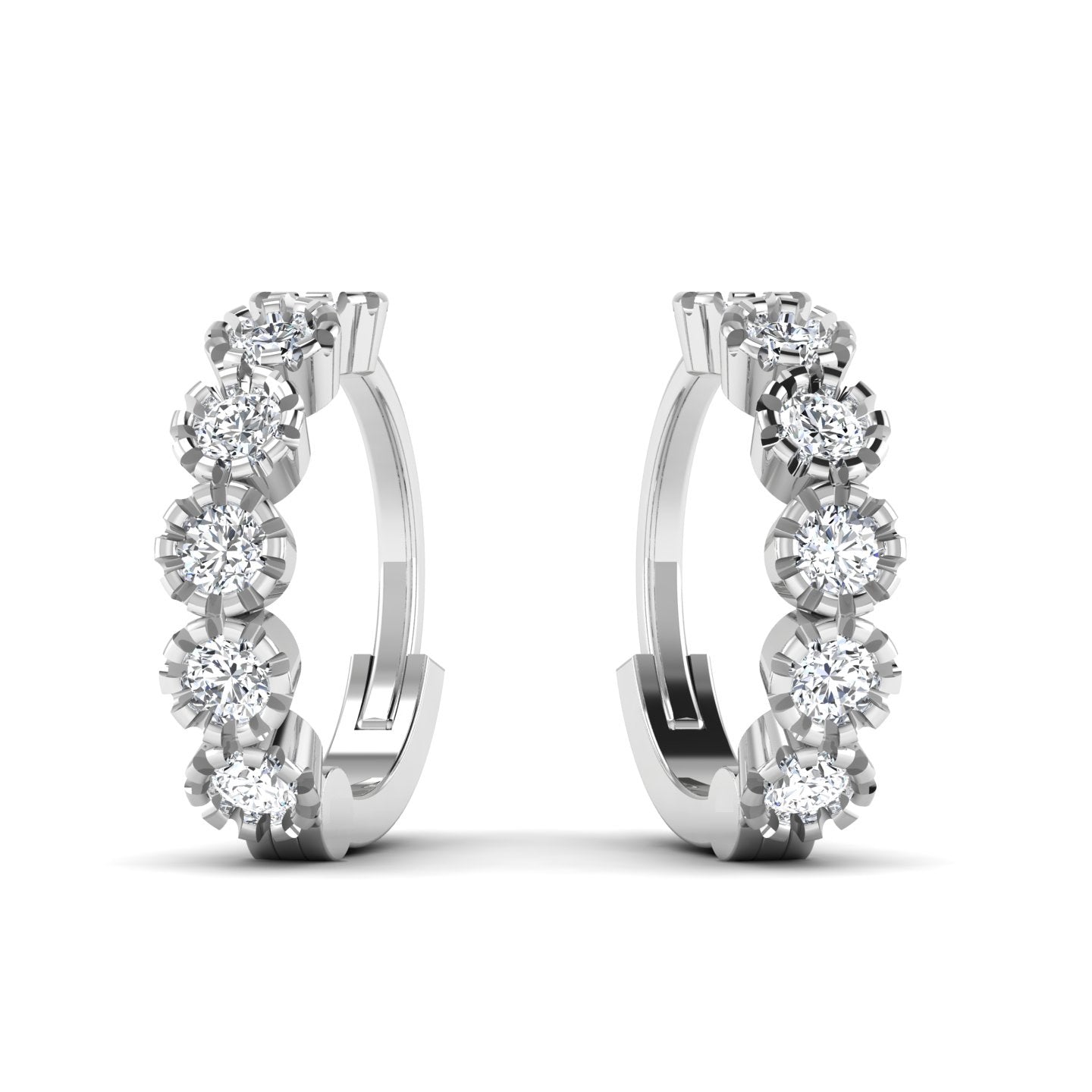 Silver Elegance Hoop Earrings