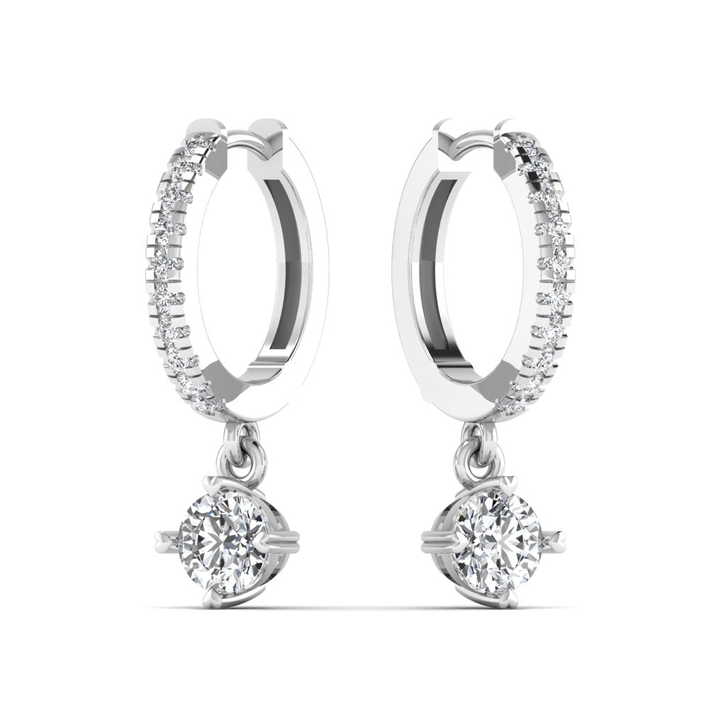 Diamond Hoop Earring