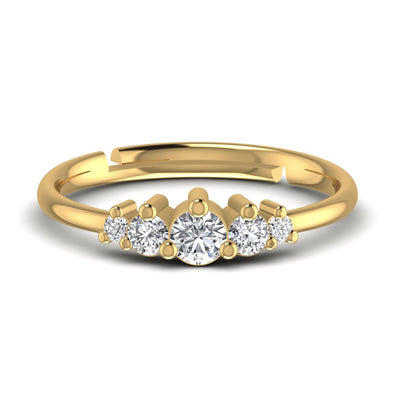 Buy Thrive Minimalist Ring Design | Diamond Ring Under 25000 – Fiona  Diamonds