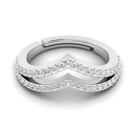Gleaming 925 Silver Stackable Ring