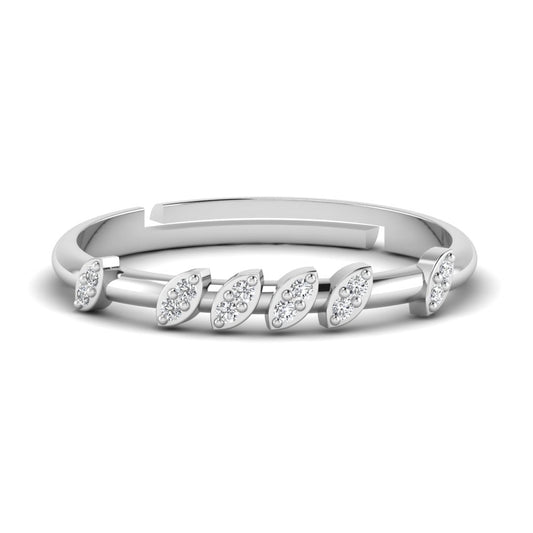 Floral Sterling 925 Silver Ring