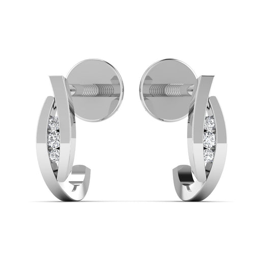 Silver Essence Stud Earrings