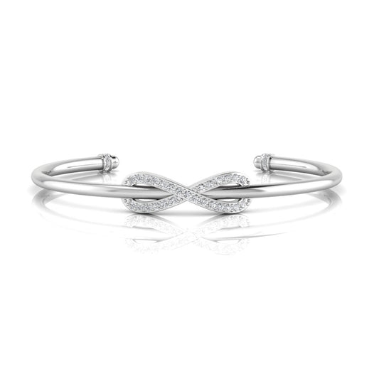 Emblematic Sliver Infinity Bracelet - CDL LUXURY