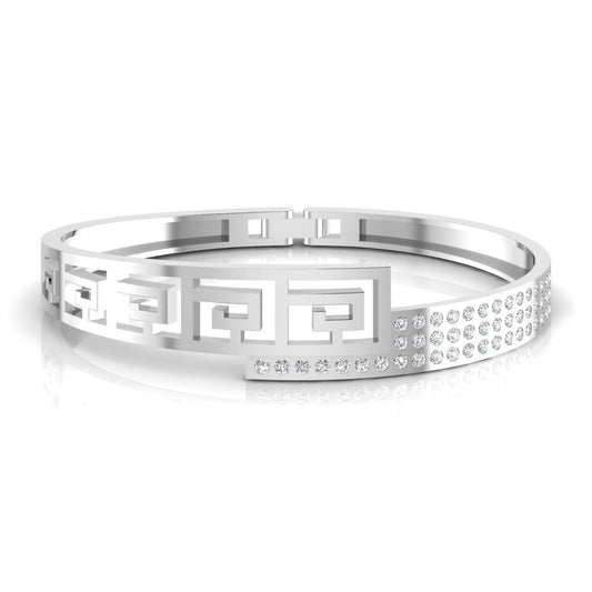 Opulent Cuff Silver Bracelet