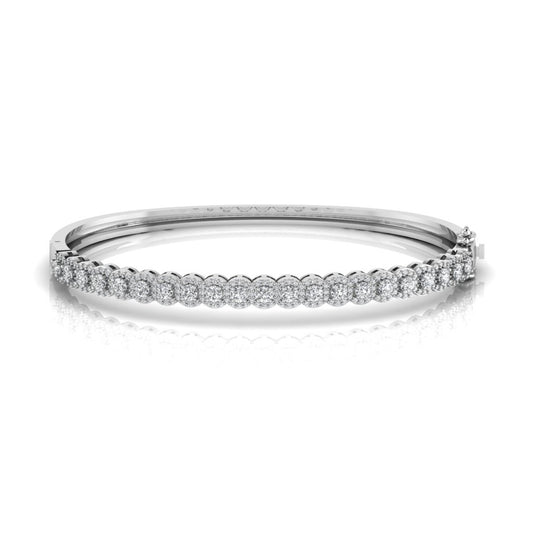 Embellished Silver Charm Bracelet