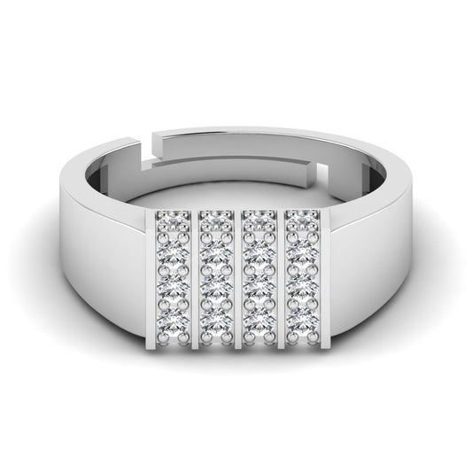 Stylish Men's Silver Ring