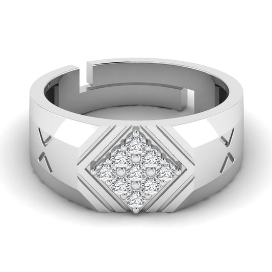 Starlight Silver Men's Ring