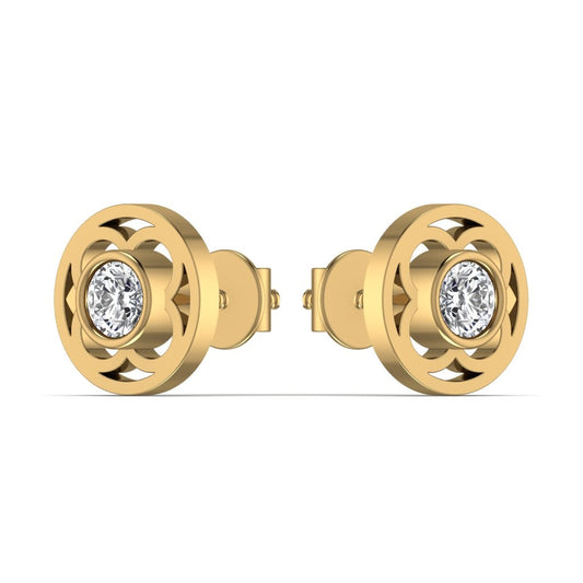 Elite Design Diamond Stud Earring