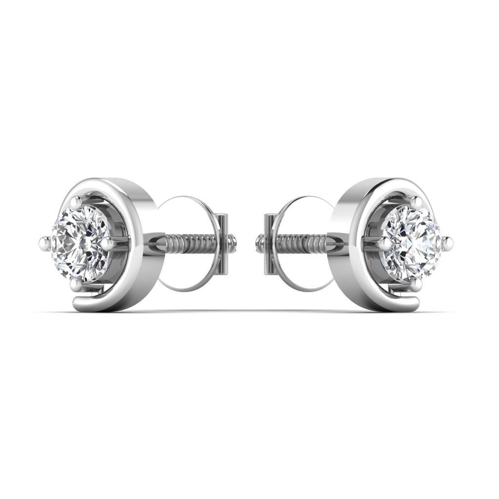 Diamond Gold Stud Earring