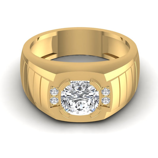 Solitaire Cushion Diamond Ring