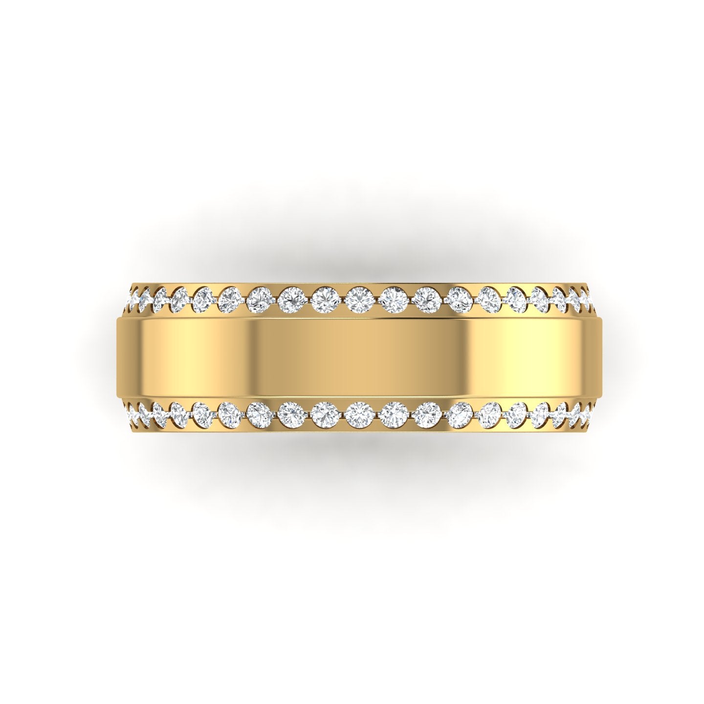 Lab Diamond Gold Band