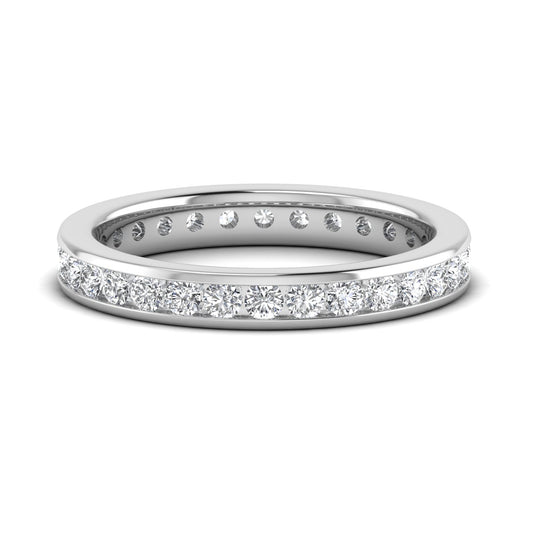 Eternity 2CT Moissanite Silver Ring