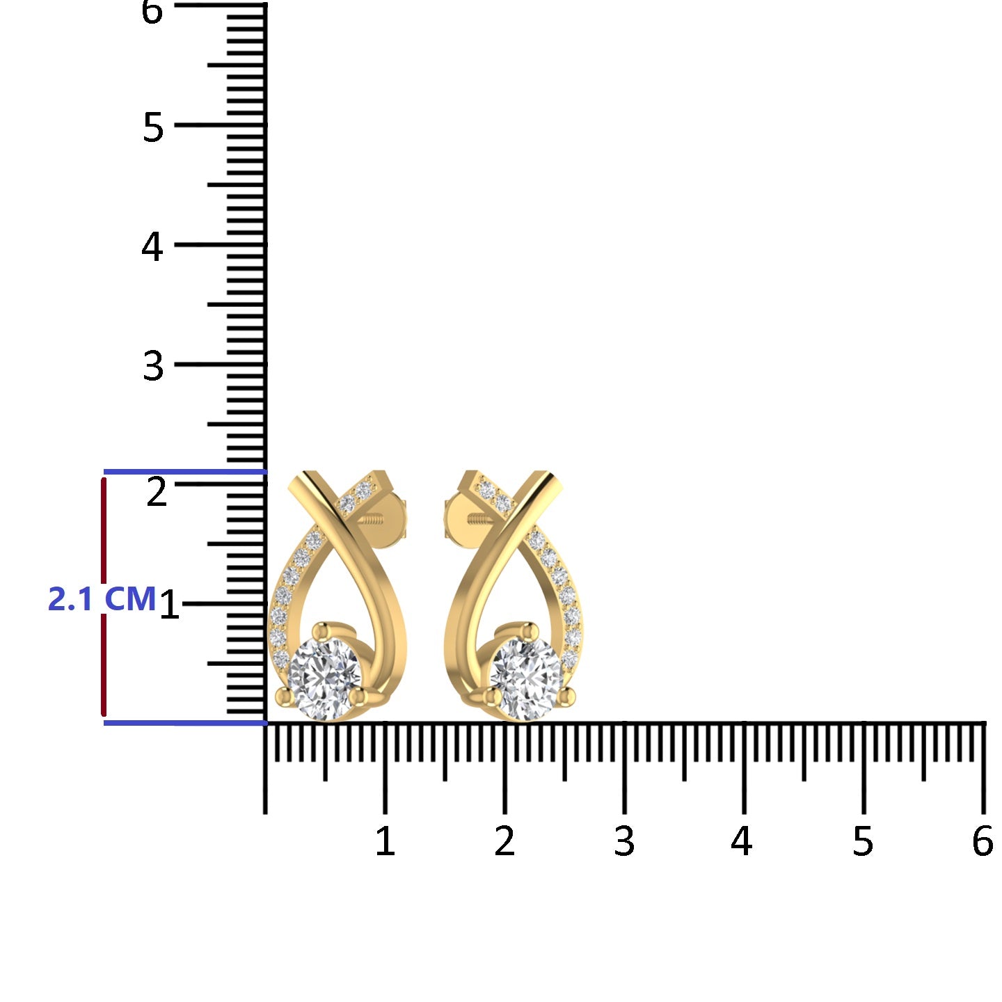 Diamond Stud Earring