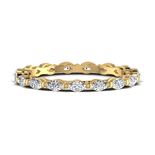 1.19CT Full Eternity Marquise Diamond Ring