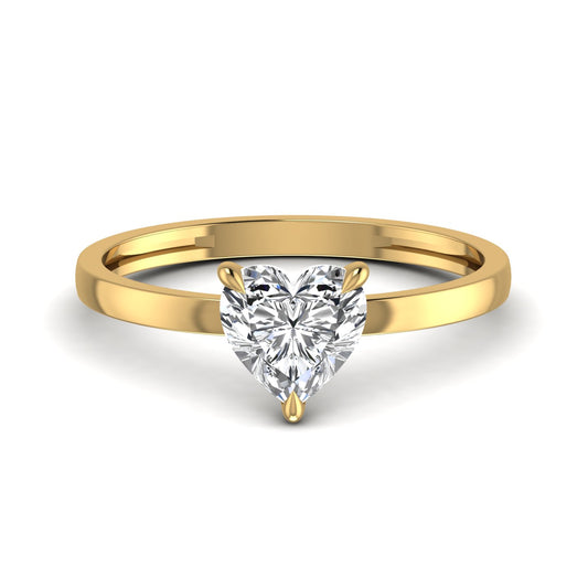 1.25CT Heart Diamond Solitaire Ring