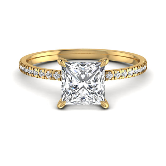 Princess Diamond Engagement Ring