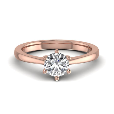 1CT Solitaire Lab Diamond Ring