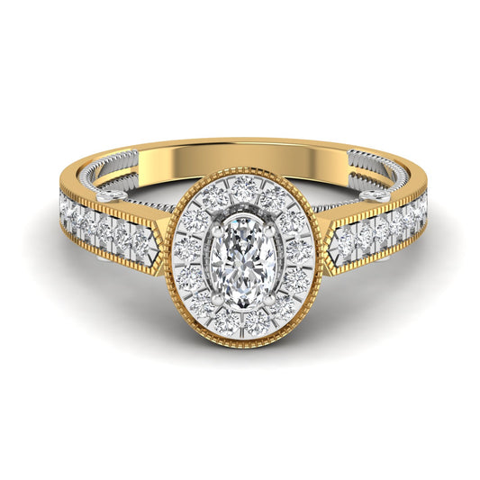 Lab Diamond Engagement Ring