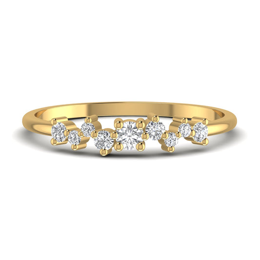 0.28CT Gleaming Lab Diamond Ring