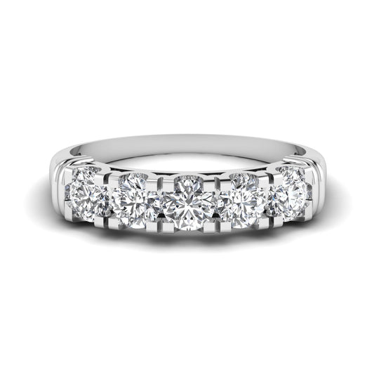 2.50CT Moissanite Silver Band