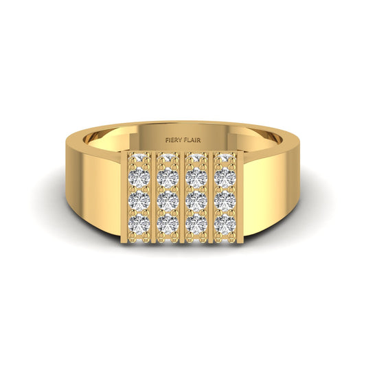 Opulent 0.77CT Lab Diamond Men's Ring